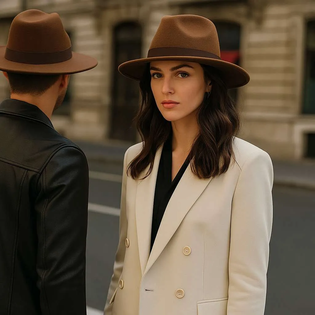 Chapeau Fedora Coton - Élégance – Image 3