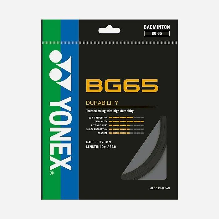 YONEX CORDAGE BG65 (10m) BADMINTON – Image 4